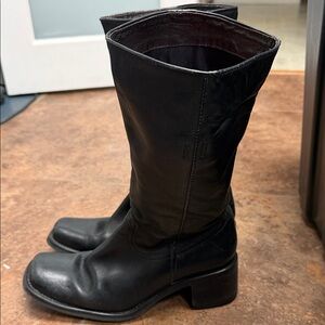 Aldo Black Heeled Boots